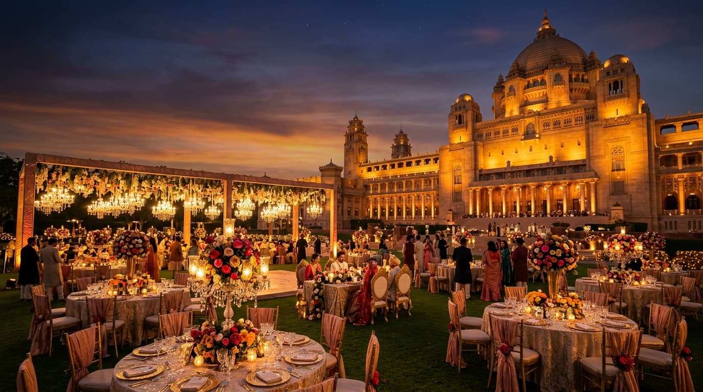 Best Wedding Planner in Jodhpur - Royal Palace Destination Wedding at Umaid Bhawan Palace