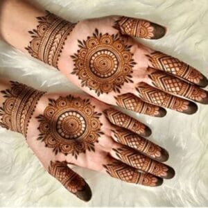 Traditional Mandala Mehndi Design | Rasm Wedding