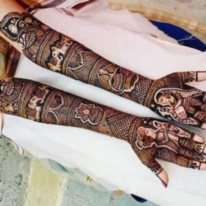 Rajasthani Rajwada Mehndi Design | Rasm Wedding